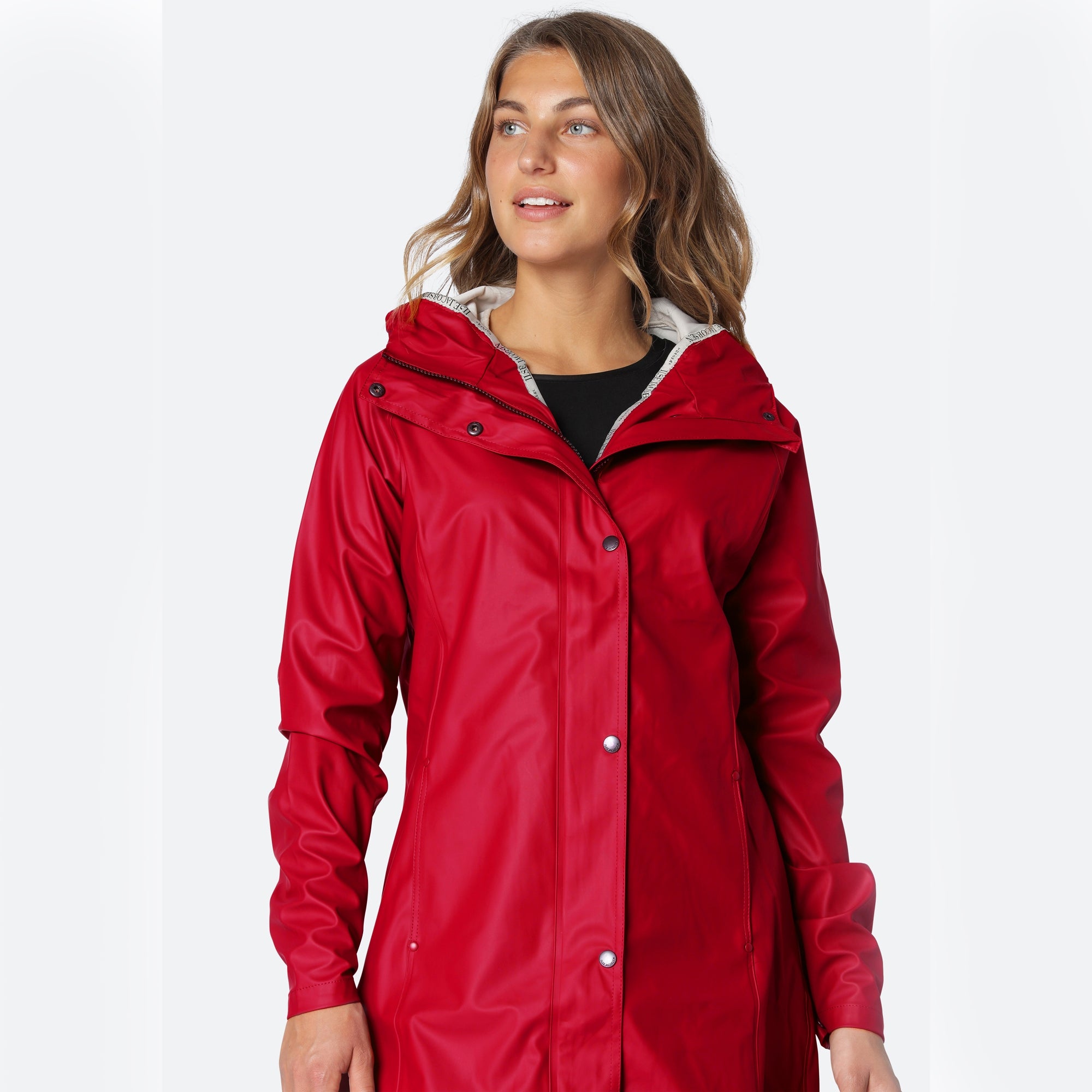 Regenjas RAIN87 | Deep Red | Raincoat | Ilse Jacobsen