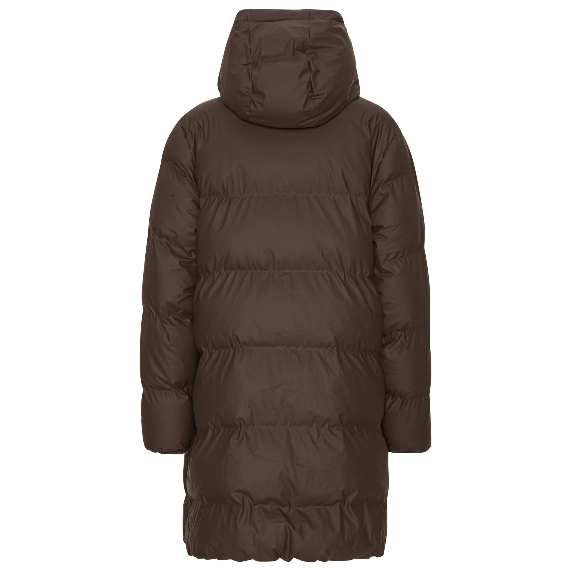 Gewatteerde Regenjas RAINPUFF05 | Chocolate Brown | Raincoat | Ilse Jacobsen