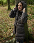 Gewatteerde Regenjas RAINPUFF05 - 229 Chocolate Brown | Chocolate Brown | Raincoat | Ilse Jacobsen