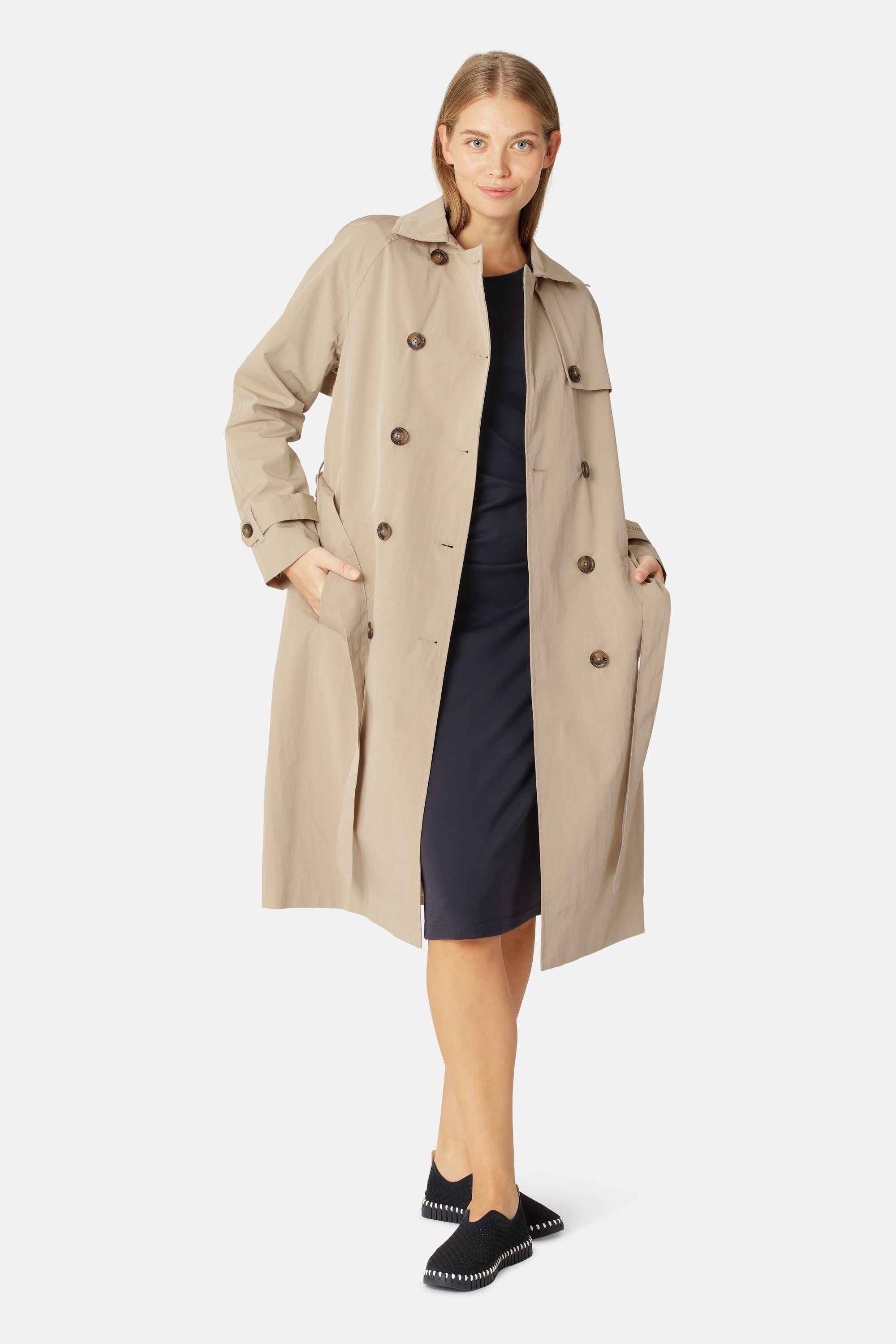 Regenjas RAINVISION03 | White Pepper | Coat | Ilse Jacobsen