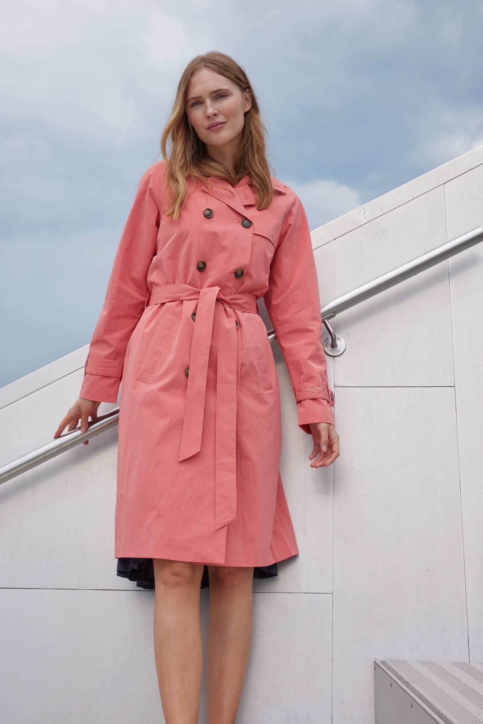 Regenjas RAINVISION03 | Spiced Coral | Coat | Ilse Jacobsen