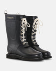 Rubberlaarzen 3/4 RUB15 - 001 Black | Black | Rubber Boots | Ilse Jacobsen