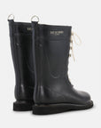 Rubberlaarzen 3/4 RUB15 - 001 Black | Black | Rubber Boots | Ilse Jacobsen