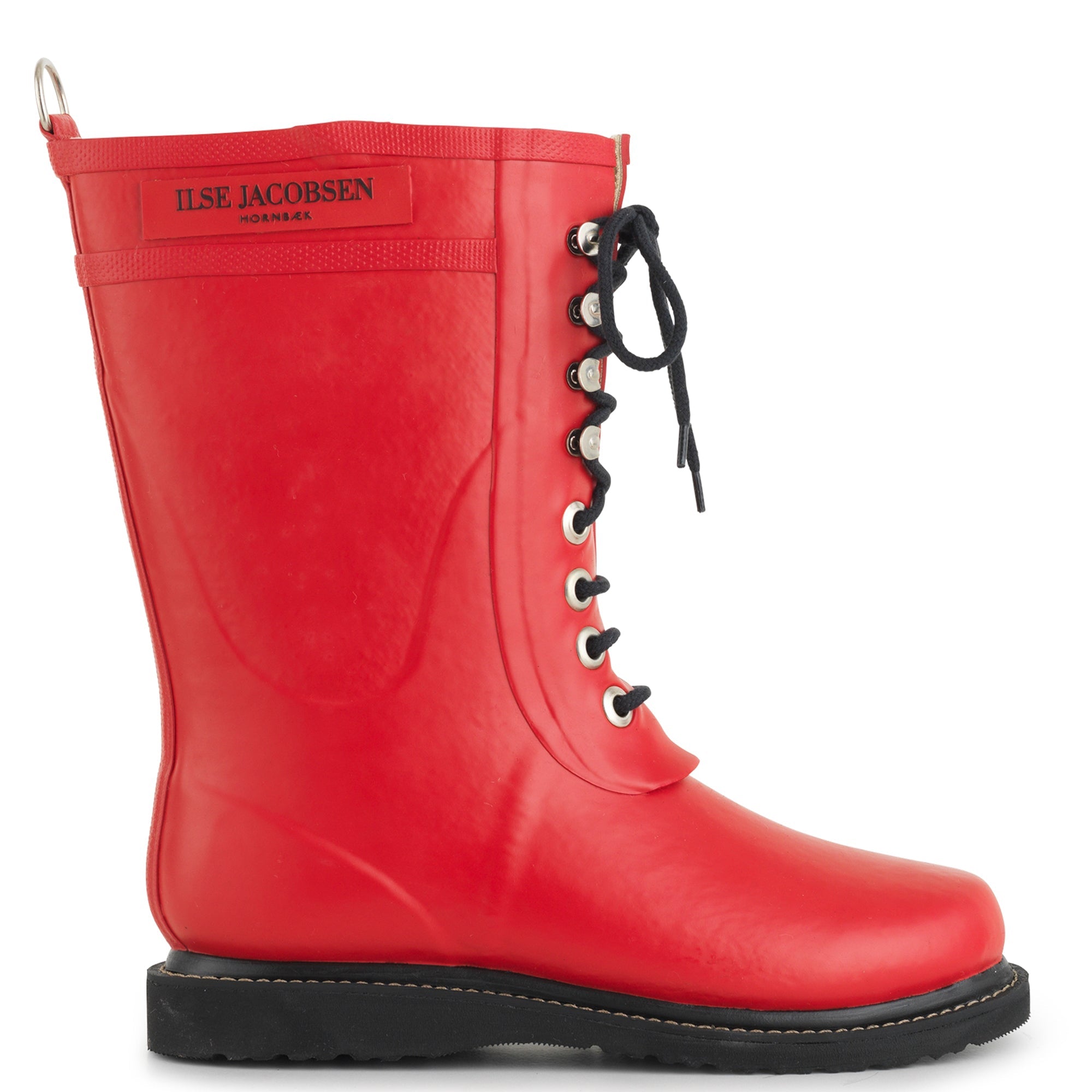 Regenlaarzen 3/4 RUB15 | Deep Red | Rubber Boots | Ilse Jacobsen