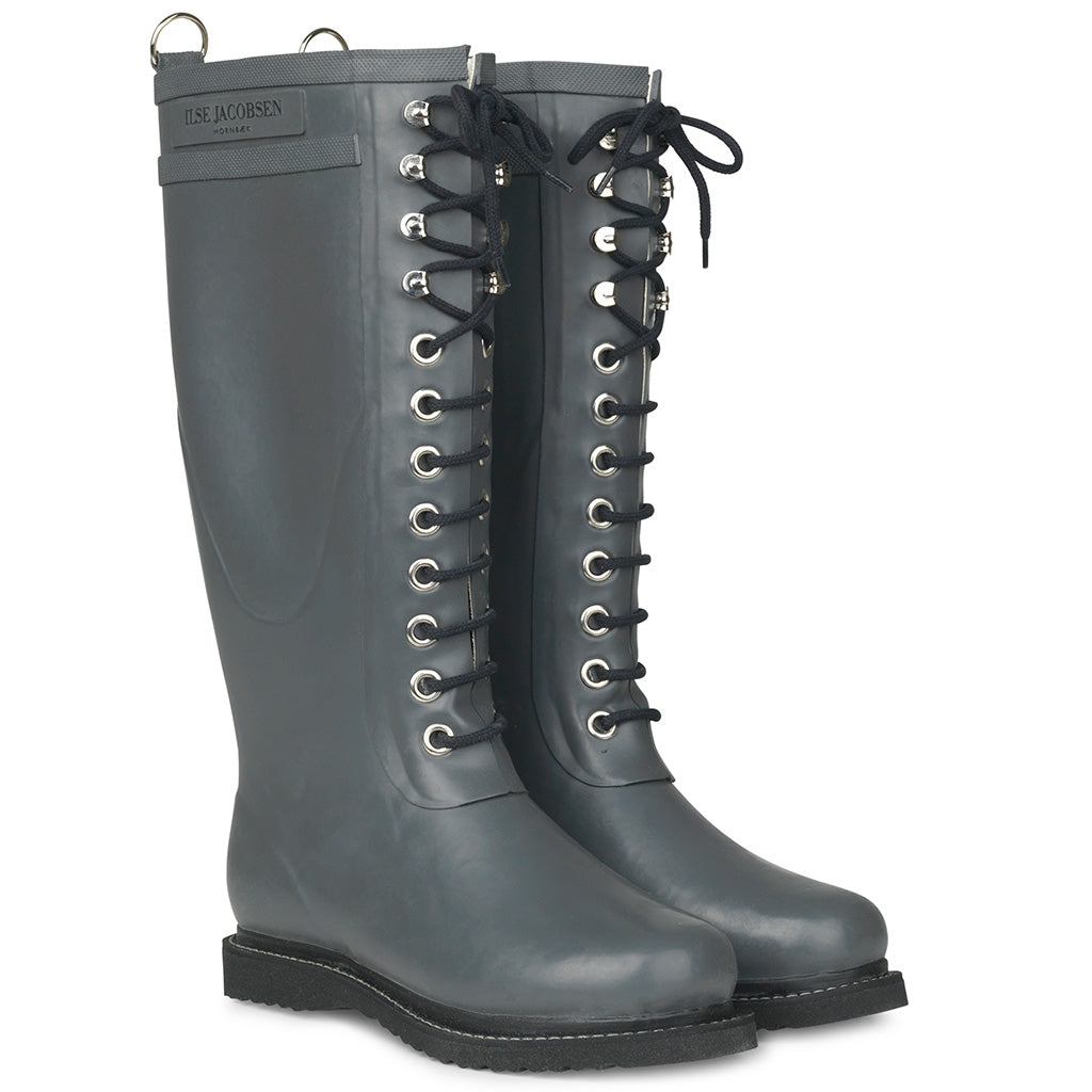 Regenlaarzen hoog RUB1 | Grey | Rubber Boots | Ilse Jacobsen