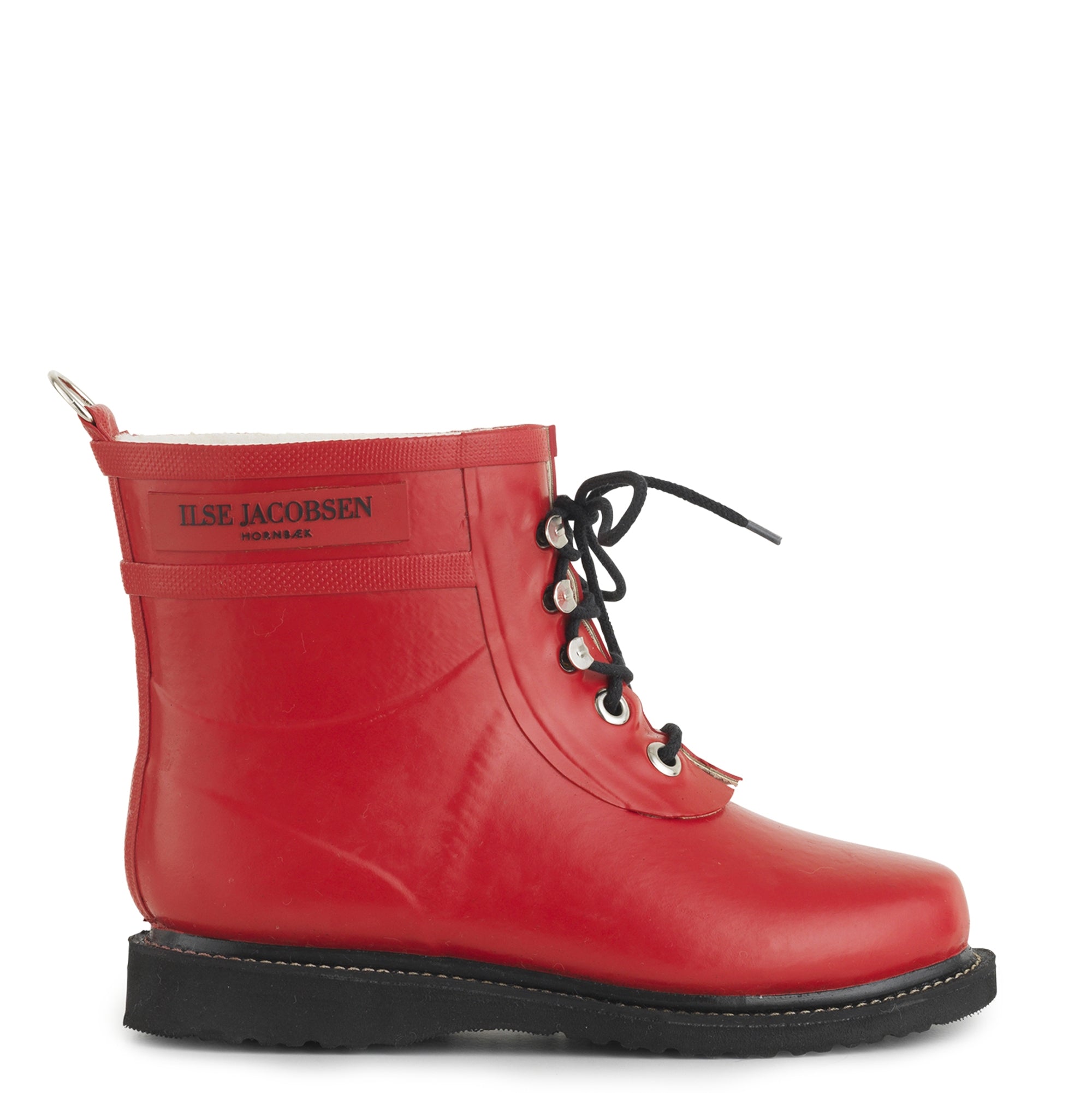 Regenlaarzen laag RUB2 | Deep Red | Rubber Boots | Ilse Jacobsen