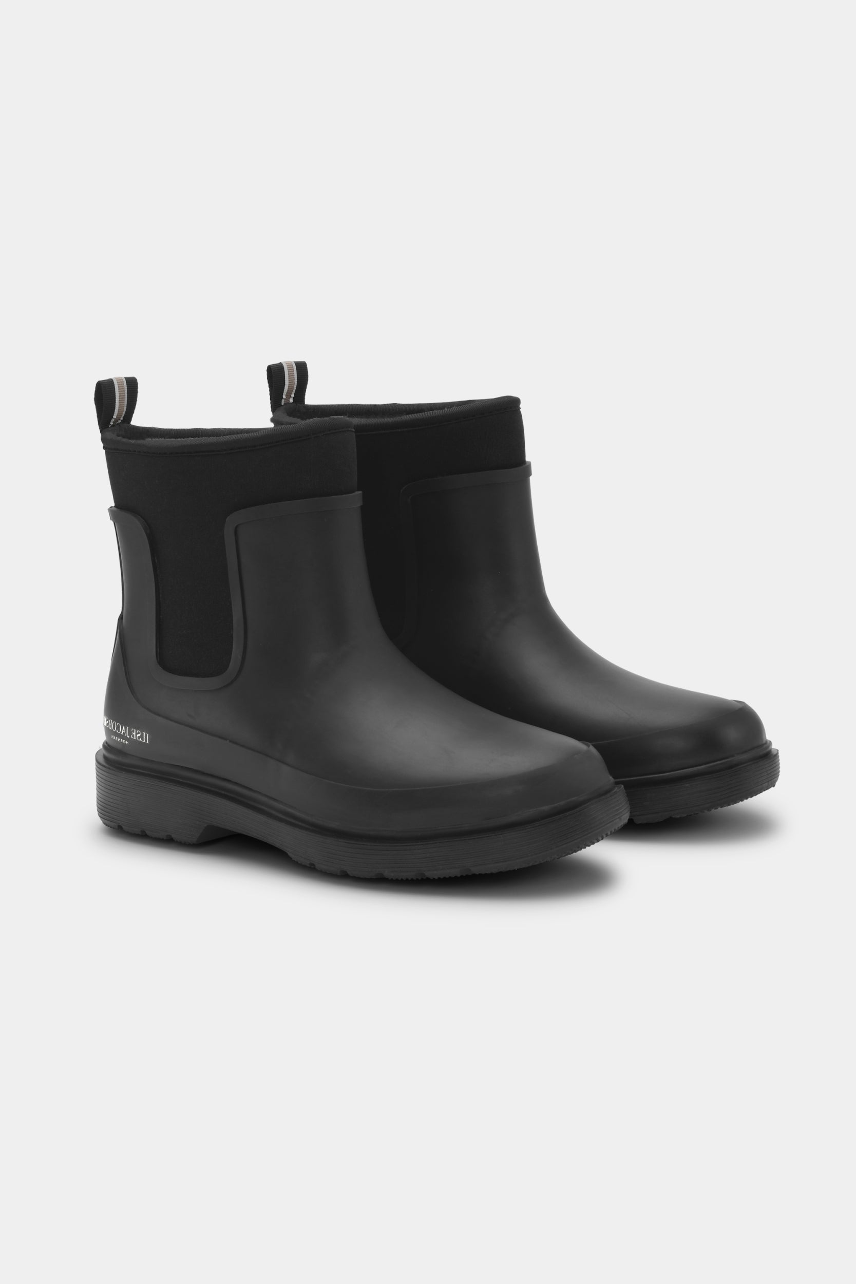 Anti-Slip regenlaarzen laag RUBAIR11 | Black | Boots | Ilse Jacobsen