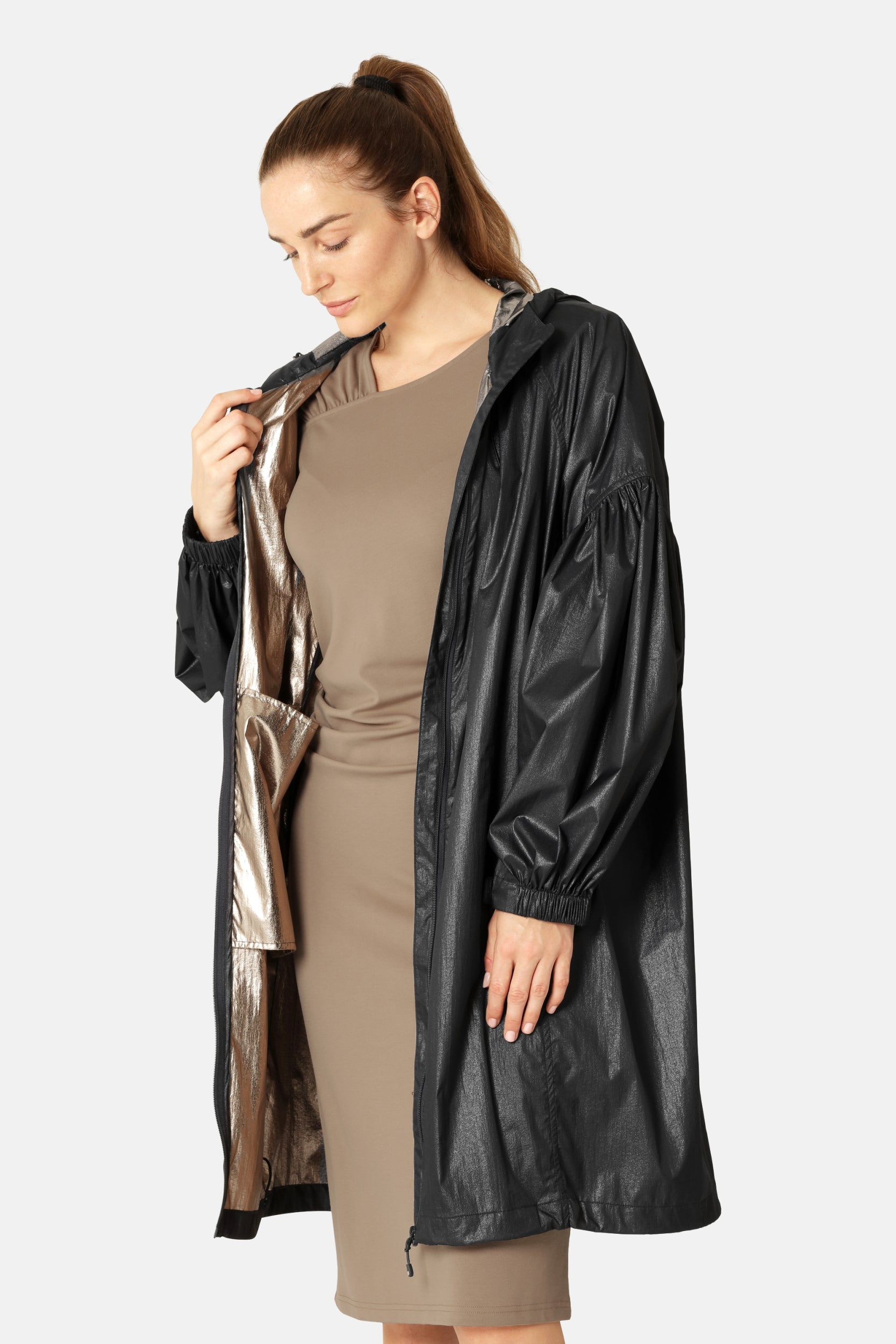 Jacket SHIMMER01 | Dark Indigo Gold | Jacket | Ilse Jacobsen