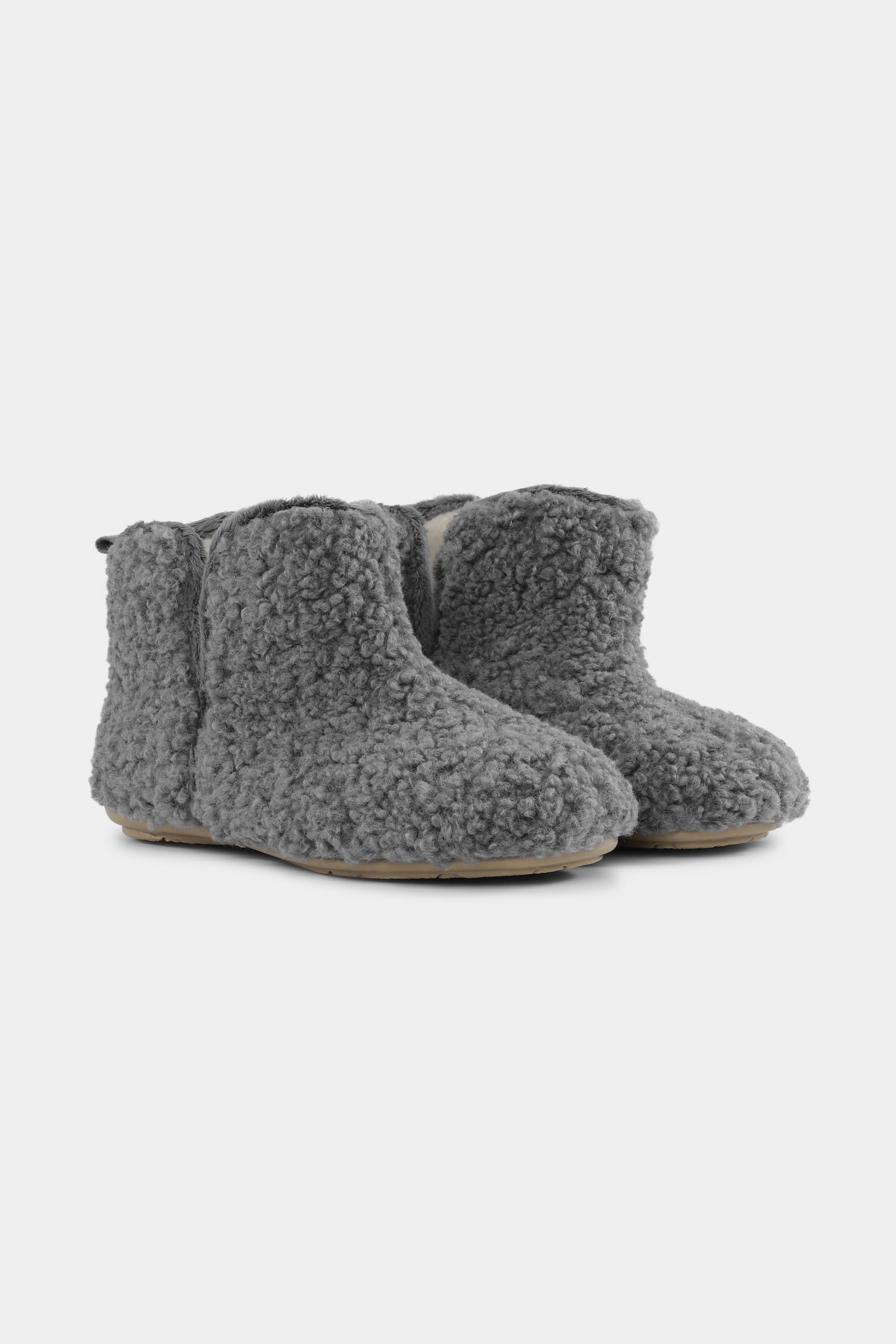 Warme Pantoffel SNIPPY01 | Grey Wheat | Boots | Ilse Jacobsen