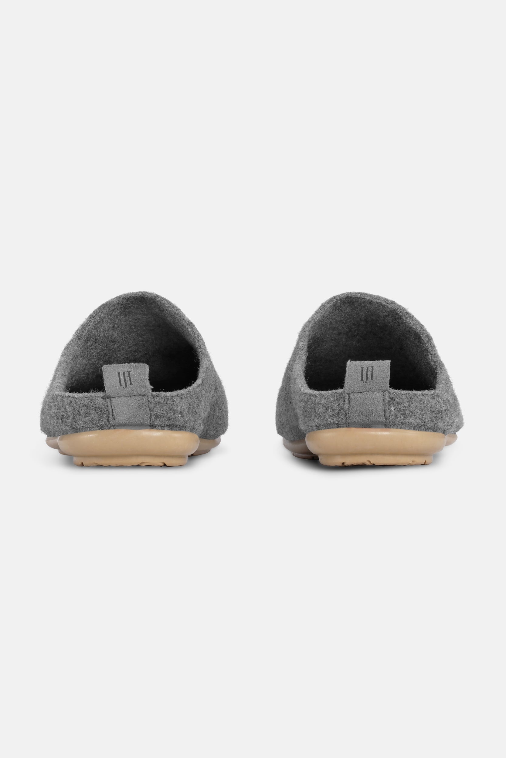 Wollen Instapper SNIPPY02 | Grey Wheat | Home Shoes | Ilse Jacobsen