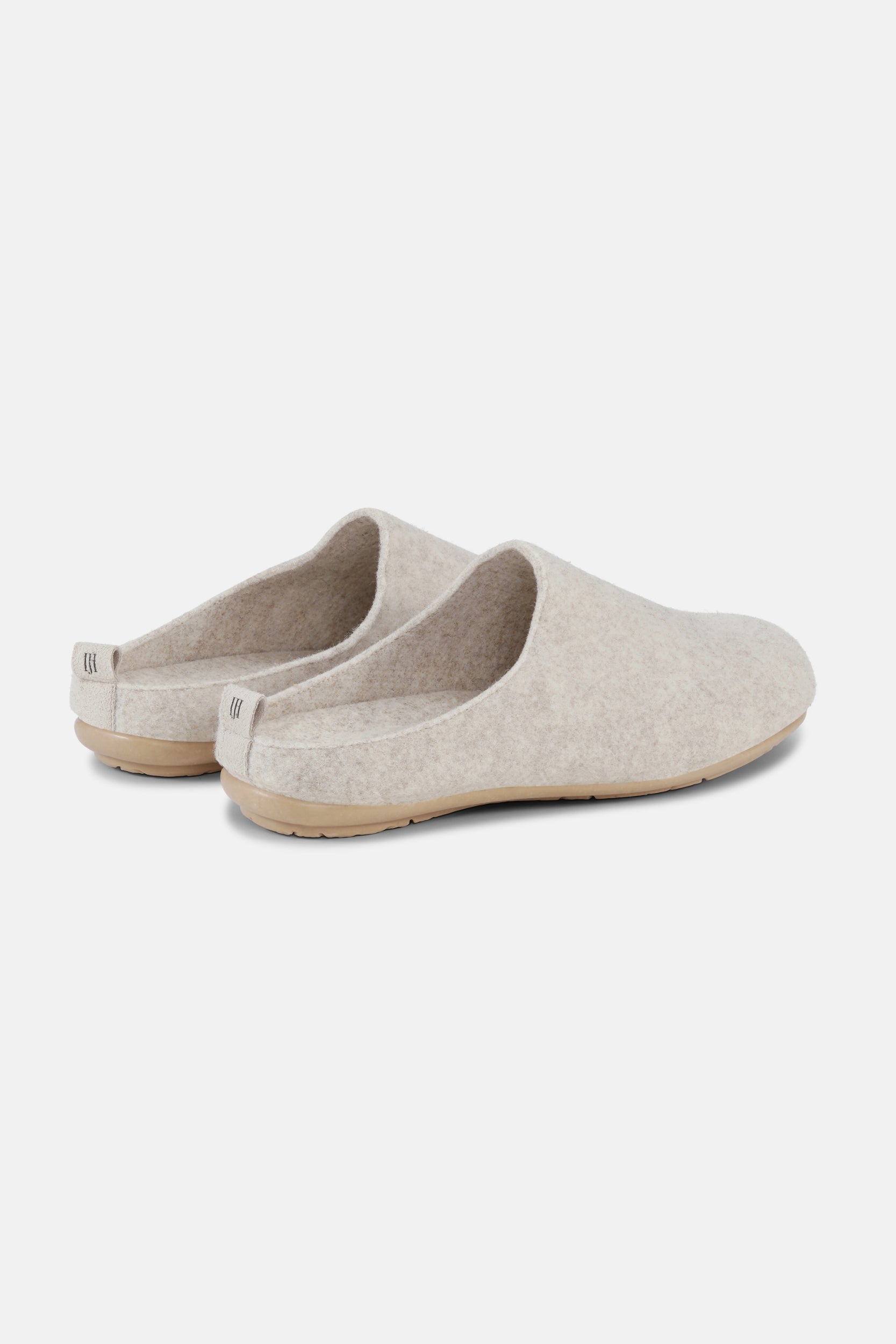 Wollen instapsloffen SNIPPY02 | Milk Creme Wheat | Home Shoes | Ilse Jacobsen
