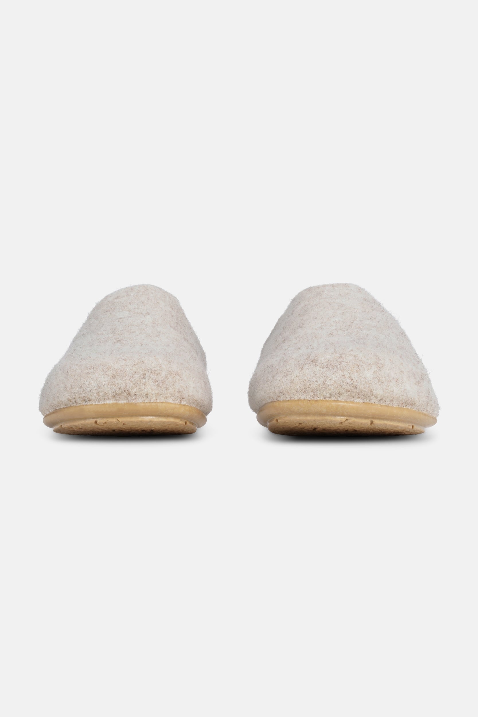 Wollen instapsloffen SNIPPY02 | Milk Creme Wheat | Home Shoes | Ilse Jacobsen