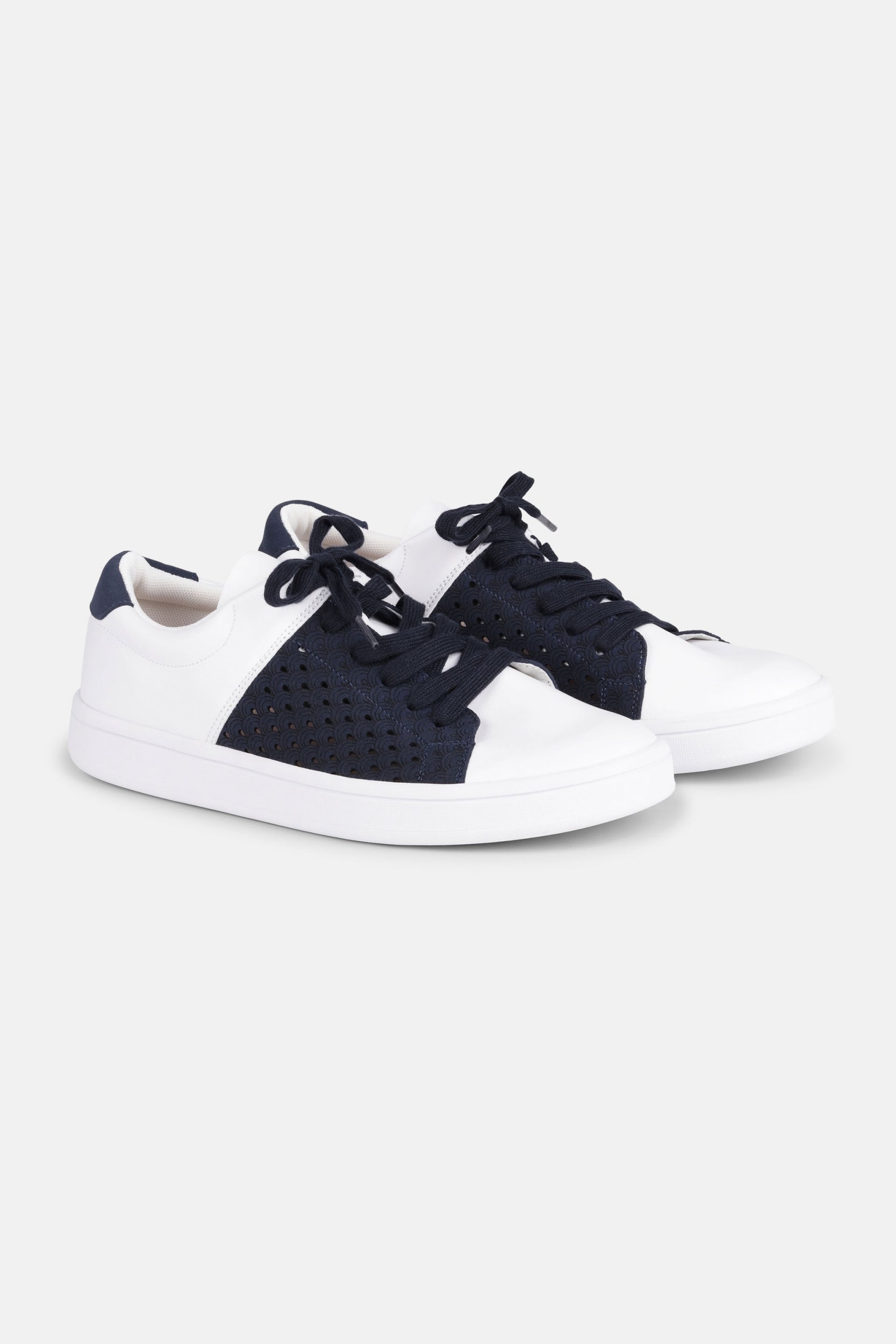 Sneakers TANSY4074 | White Dark Indigo | Sneakers | Ilse Jacobsen