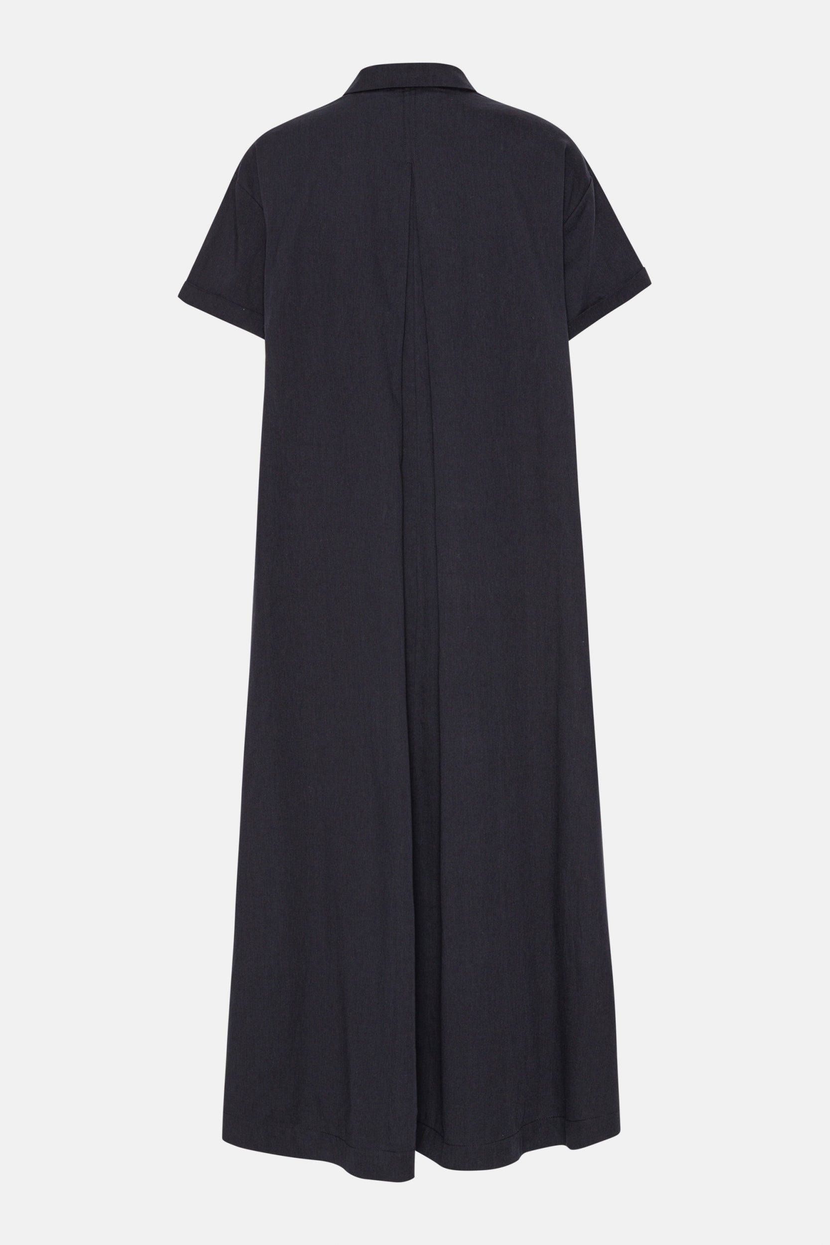 Lange A-lijn Jurk TENCELLA01 | Dark Indigo | Dress | Ilse Jacobsen