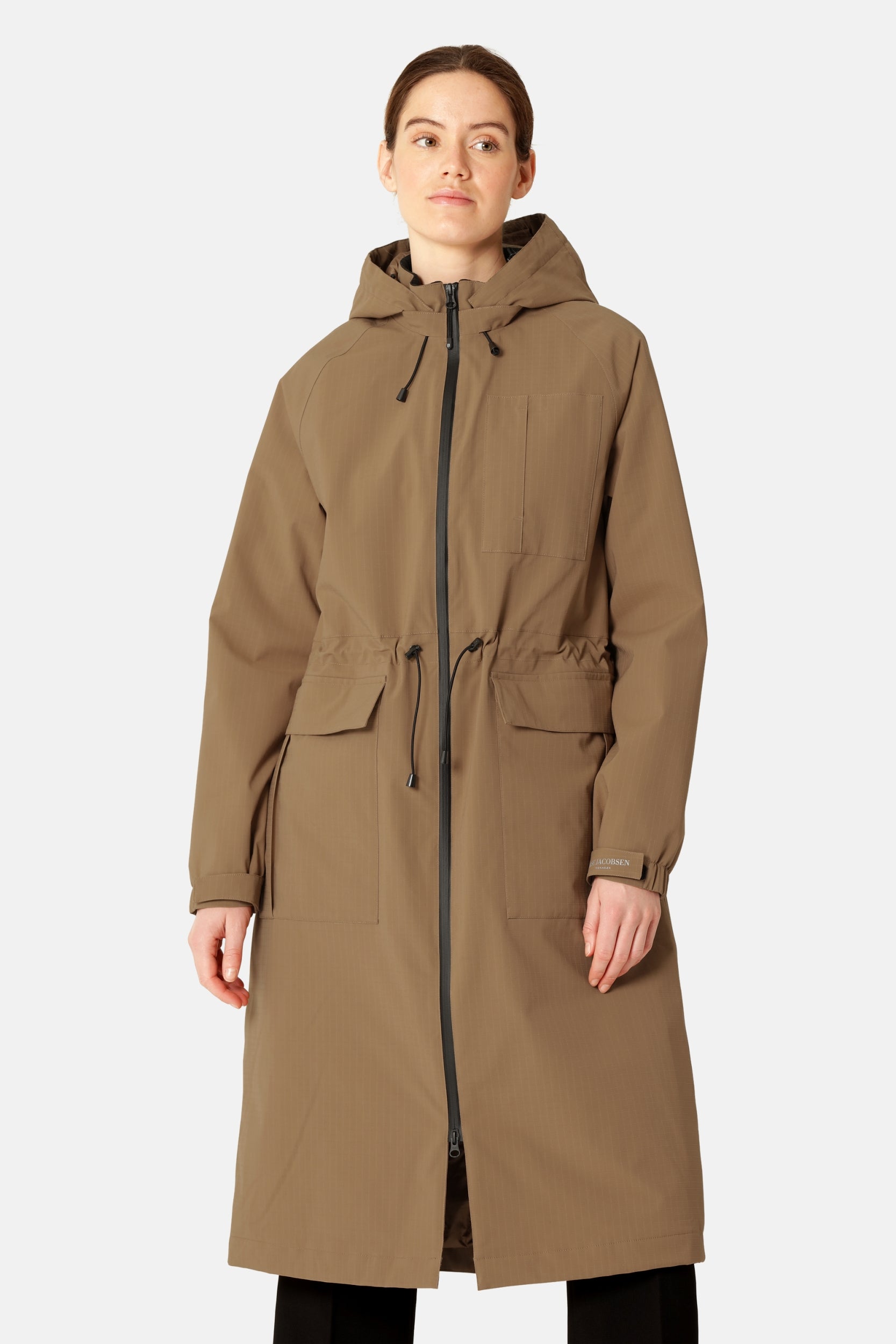 Lange Winterjas THERMAL01 | Mocca | Parka | Ilse Jacobsen