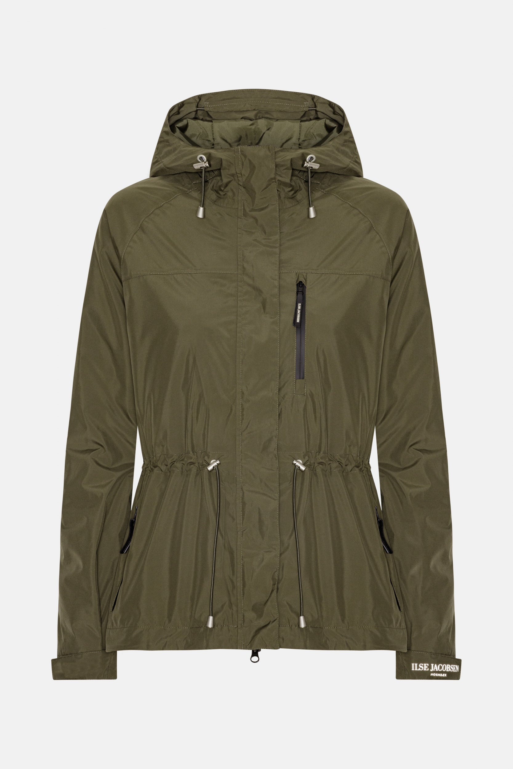 Korte Regenjas THERMAL08SP | Army | Jacket | Ilse Jacobsen