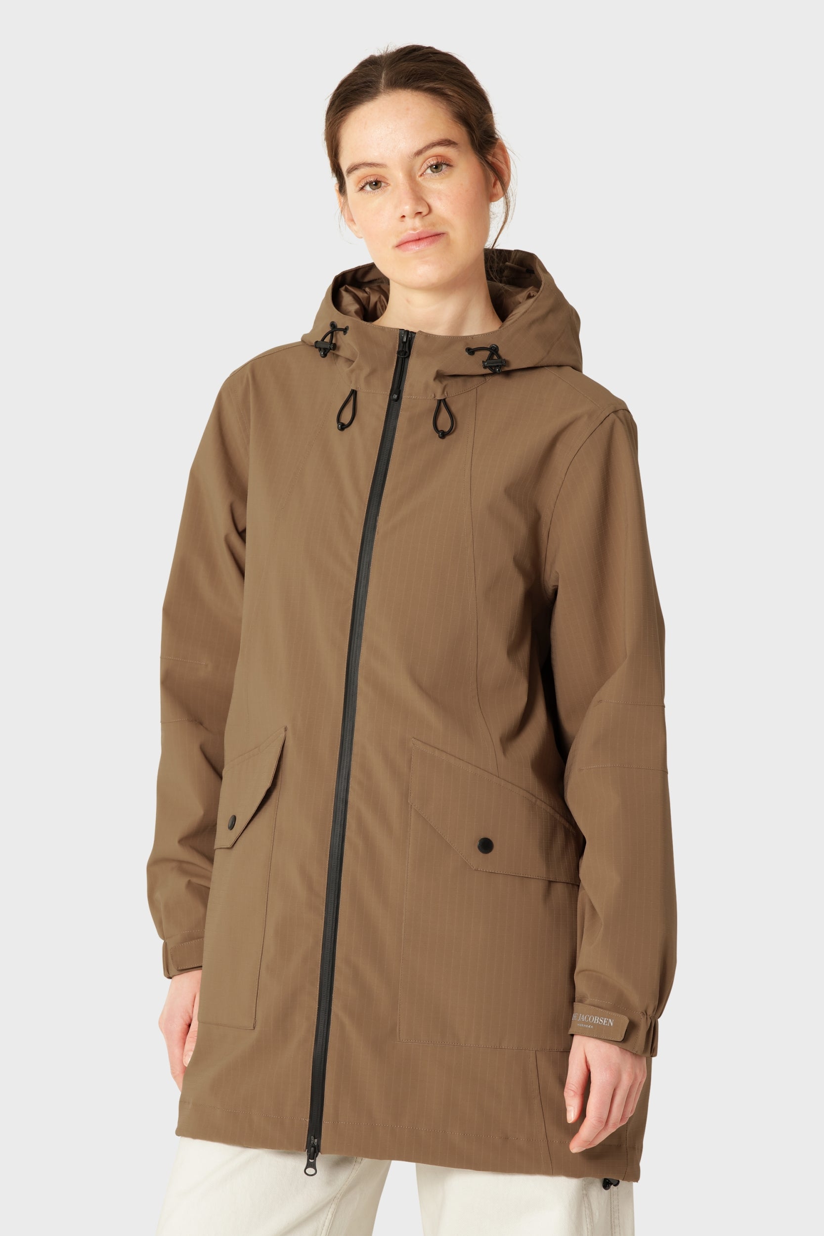 Korte Winterjas THERMAL09 | Mocca | Coat | Ilse Jacobsen