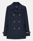 Peacoat TRENCHRAIN02- 660 Dark Indigo | Dark Indigo | Coat | Ilse Jacobsen