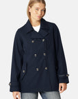 Peacoat TRENCHRAIN02- 660 Dark Indigo | Dark Indigo | Coat | Ilse Jacobsen