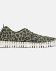 Instappers TULIP139LEO - 410 Army | Army | Shoes | Ilse Jacobsen