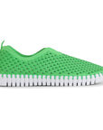 Instappers Tulip139 witte zool - 495 Bright Green | Bright Green | Shoes | Ilse Jacobsen