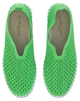 Instappers Tulip139 witte zool - 495 Bright Green | Bright Green | Shoes | Ilse Jacobsen