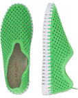 Instappers Tulip139 witte zool - 495 Bright Green | Bright Green | Shoes | Ilse Jacobsen