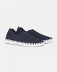 Instappers Tulip139 witte zool - 660 Dark Indigo | Dark Indigo | Shoes | Ilse Jacobsen