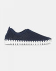 Instappers Tulip139 witte zool - 660 Dark Indigo | Dark Indigo | Shoes | Ilse Jacobsen