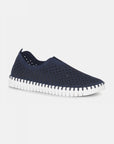 Instappers Tulip139 witte zool - 660 Dark Indigo | Dark Indigo | Shoes | Ilse Jacobsen