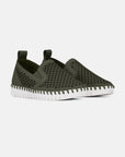Instappers TULIP140KIDS - 410 Army | Army | Shoes | Ilse Jacobsen