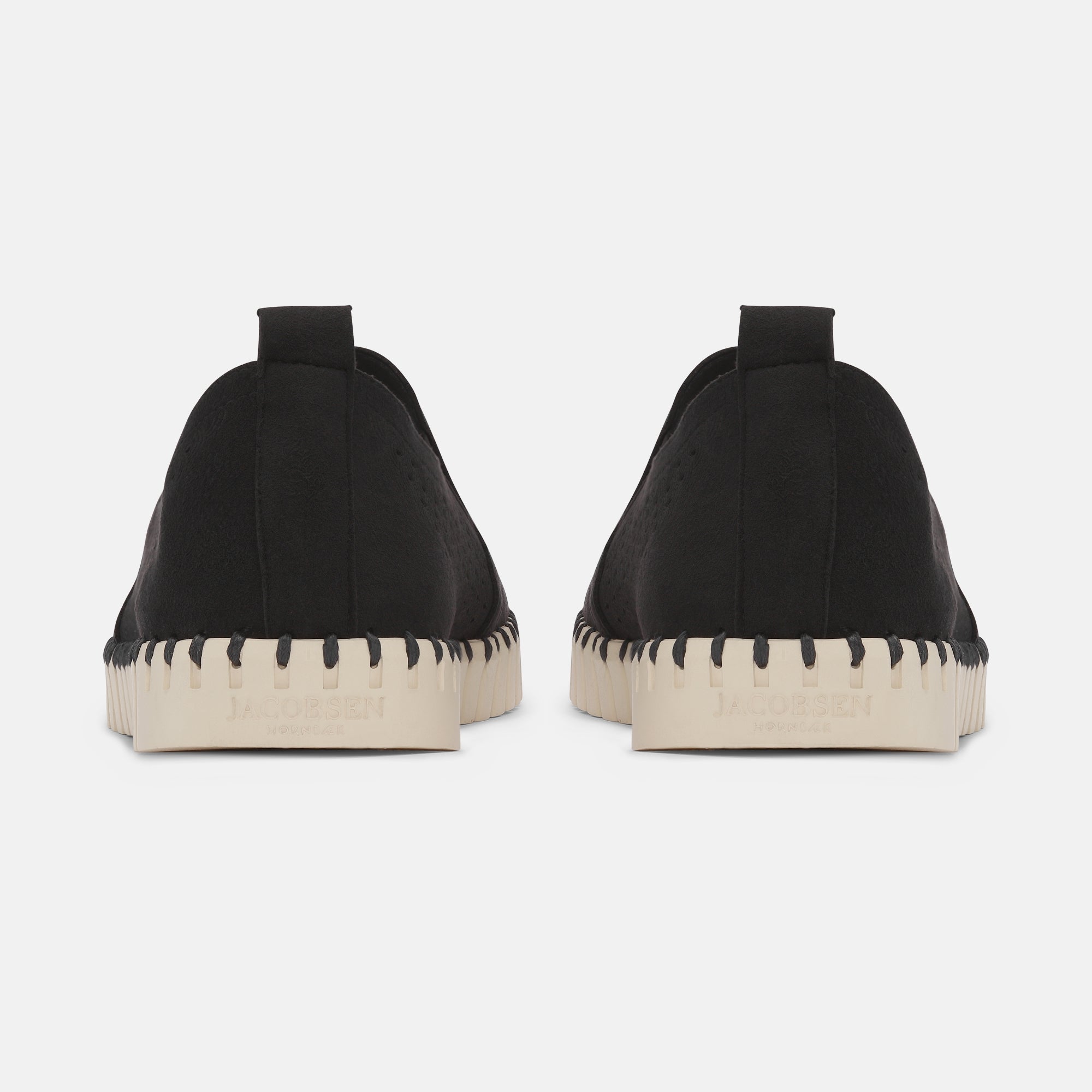 Instappers Heren TULIP140MEN beige zool | Black | Shoes | Ilse Jacobsen