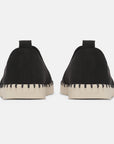 Instappers Heren TULIP140MEN beige zool - 001 Black | Black | Shoes | Ilse Jacobsen