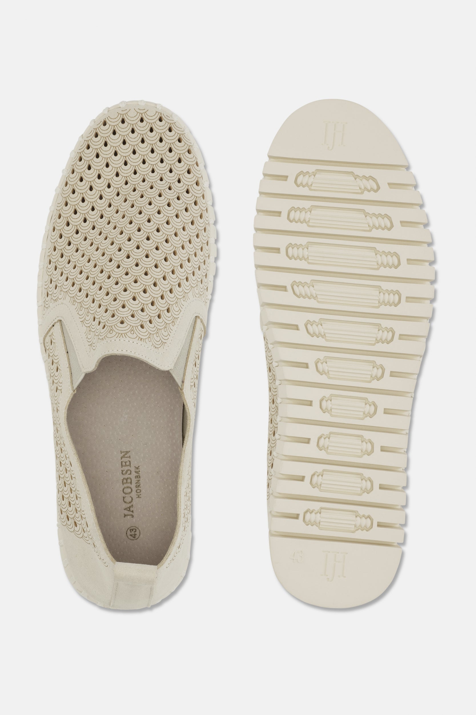 Instappers Heren TULIP140MEN beige zool | Kit | Shoes | Ilse Jacobsen