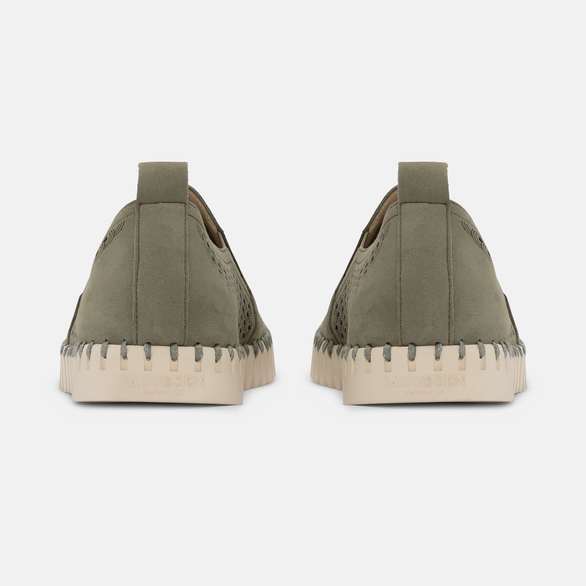 Instappers Heren TULIP140MEN beige zool | Army | Shoes | Ilse Jacobsen