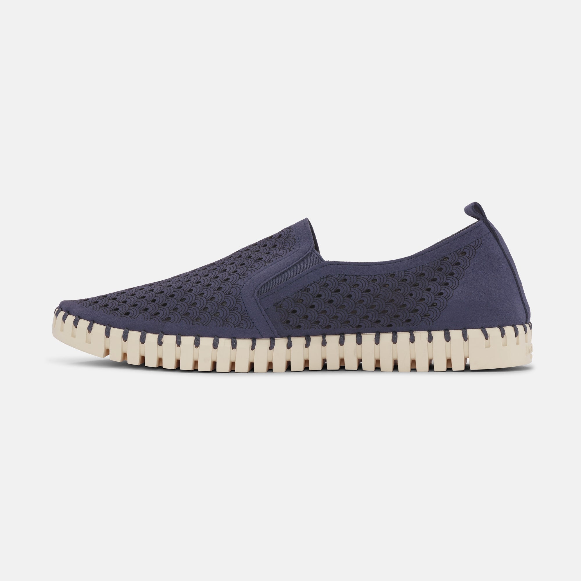 Instappers Heren TULIP140MEN beige zool | Navy | Shoes | Ilse Jacobsen