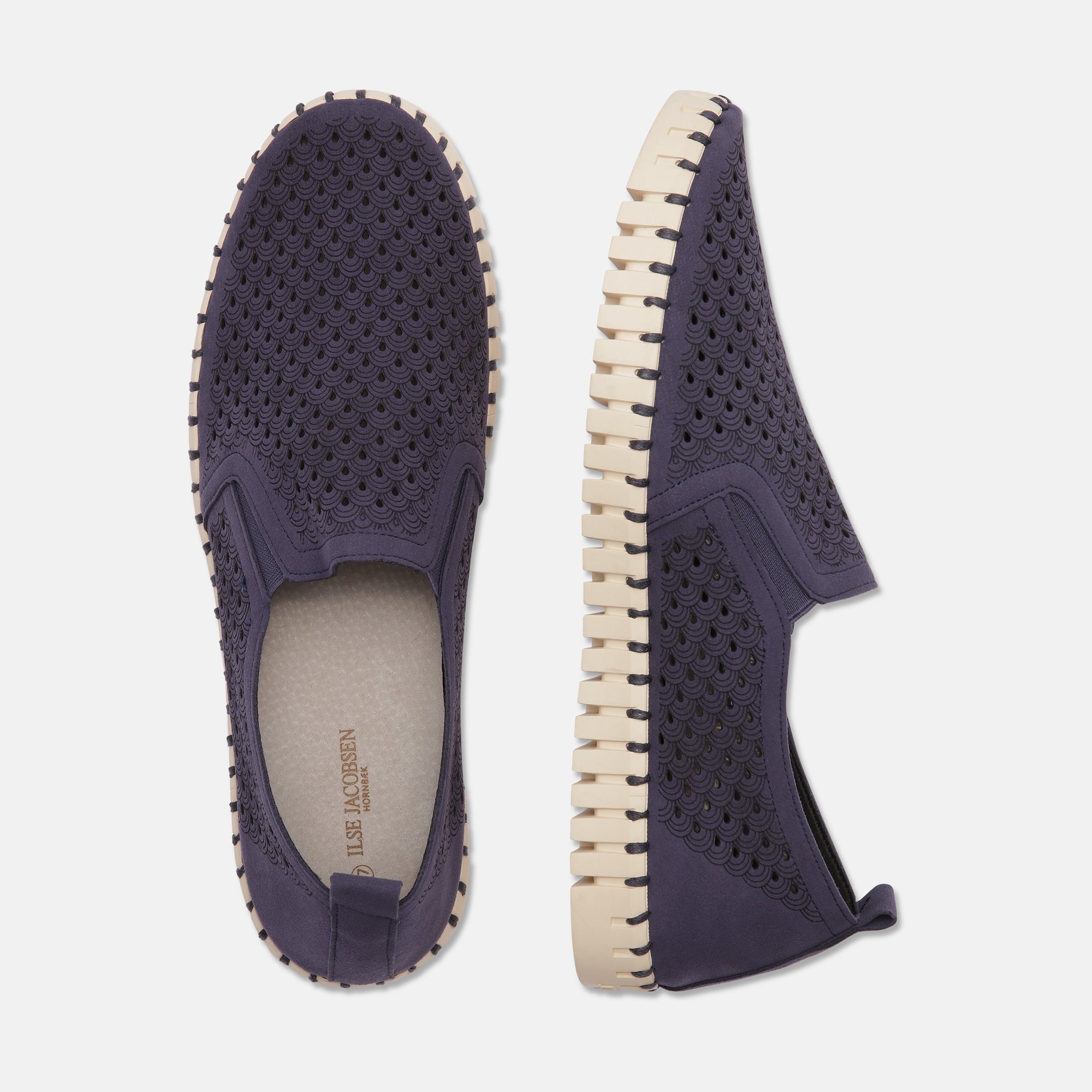 Instappers Heren TULIP140MEN beige zool | Navy | Shoes | Ilse Jacobsen