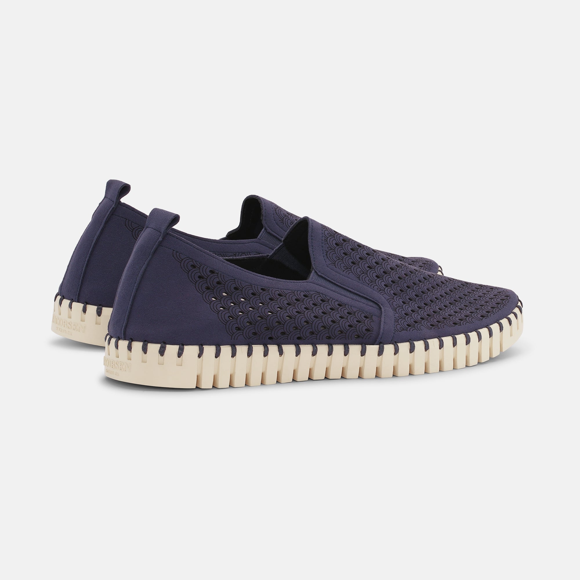Instappers Heren TULIP140MEN beige zool | Navy | Shoes | Ilse Jacobsen