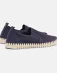 Instappers Heren TULIP140MEN beige zool - 600 Navy | Navy | Shoes | Ilse Jacobsen