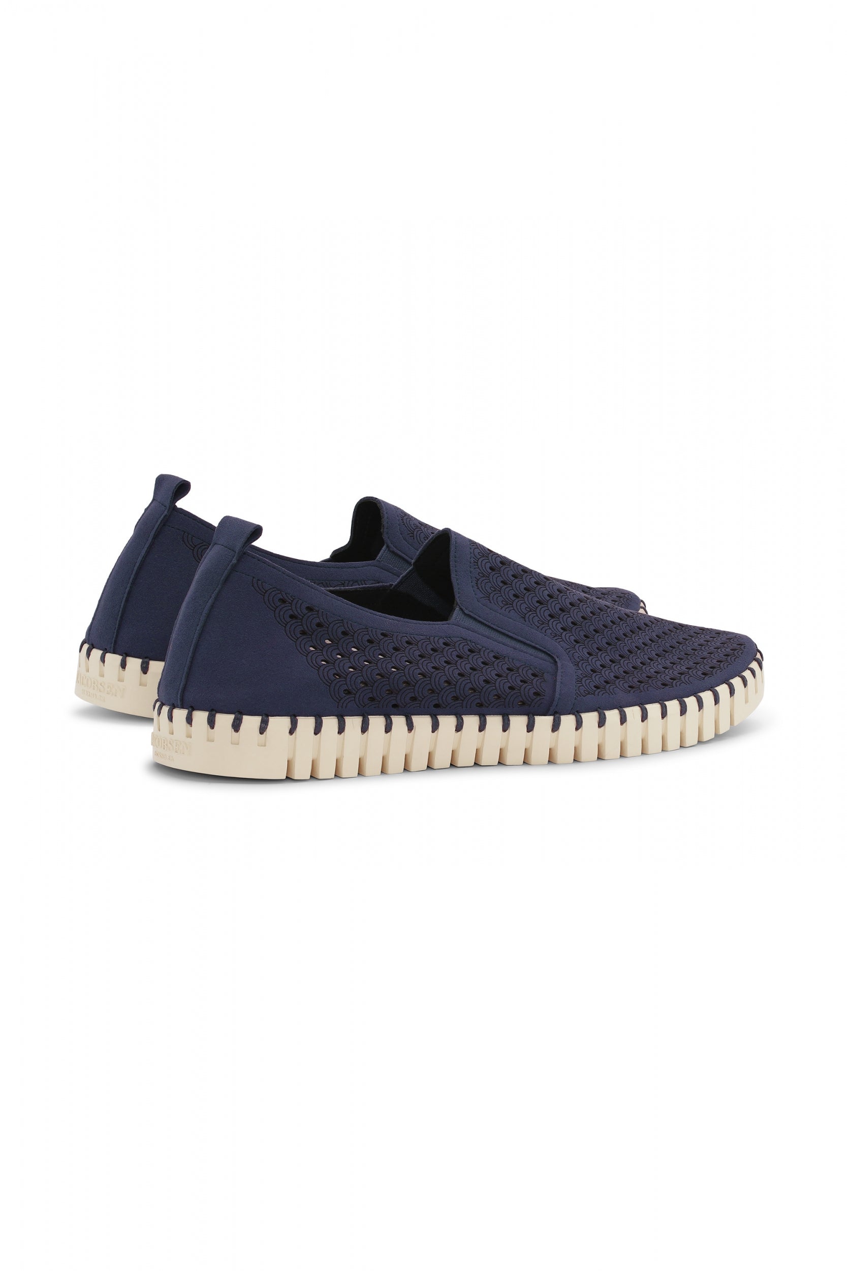 Instappers Heren TULIP140MEN beige zool | Dark Indigo | Shoes | Ilse Jacobsen