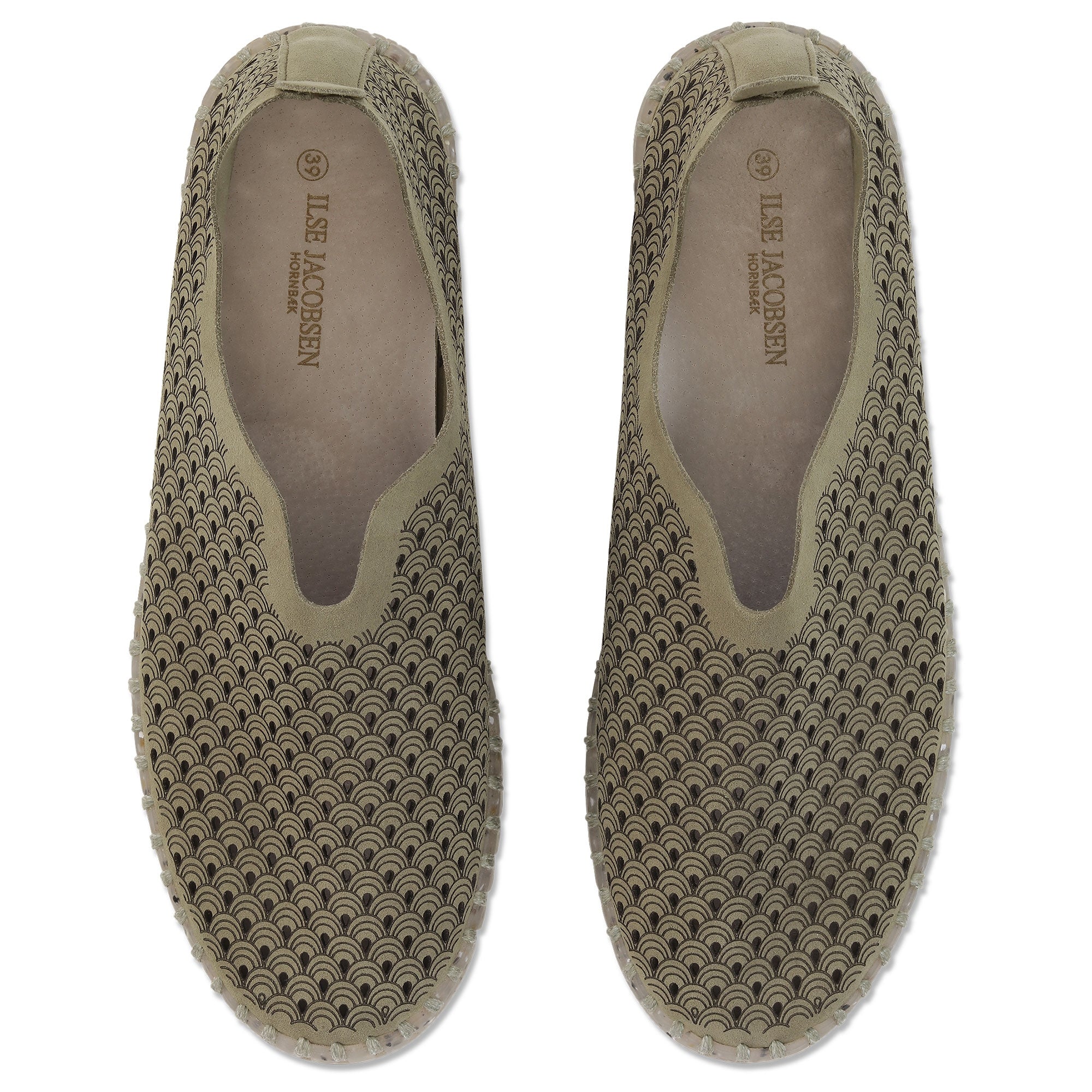 Instappers TULIP3072 gespikkelde zool | Army | Shoes | Ilse Jacobsen