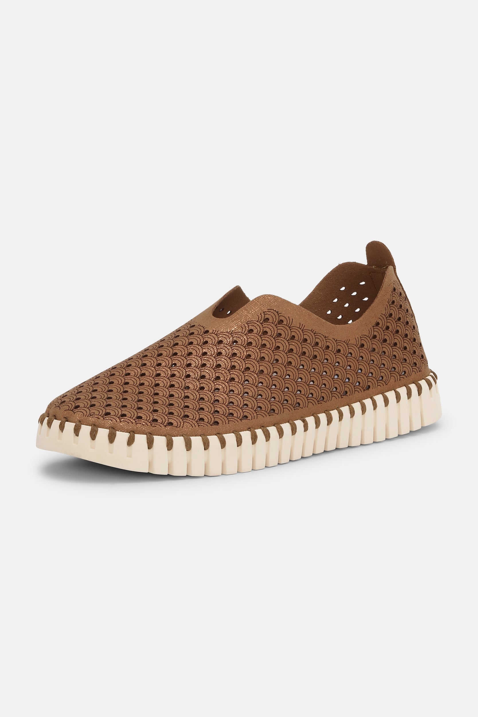 Tulip Instapper met glitter TULIP3223 | Nougat Pearled Ivory | Shoes | Ilse Jacobsen