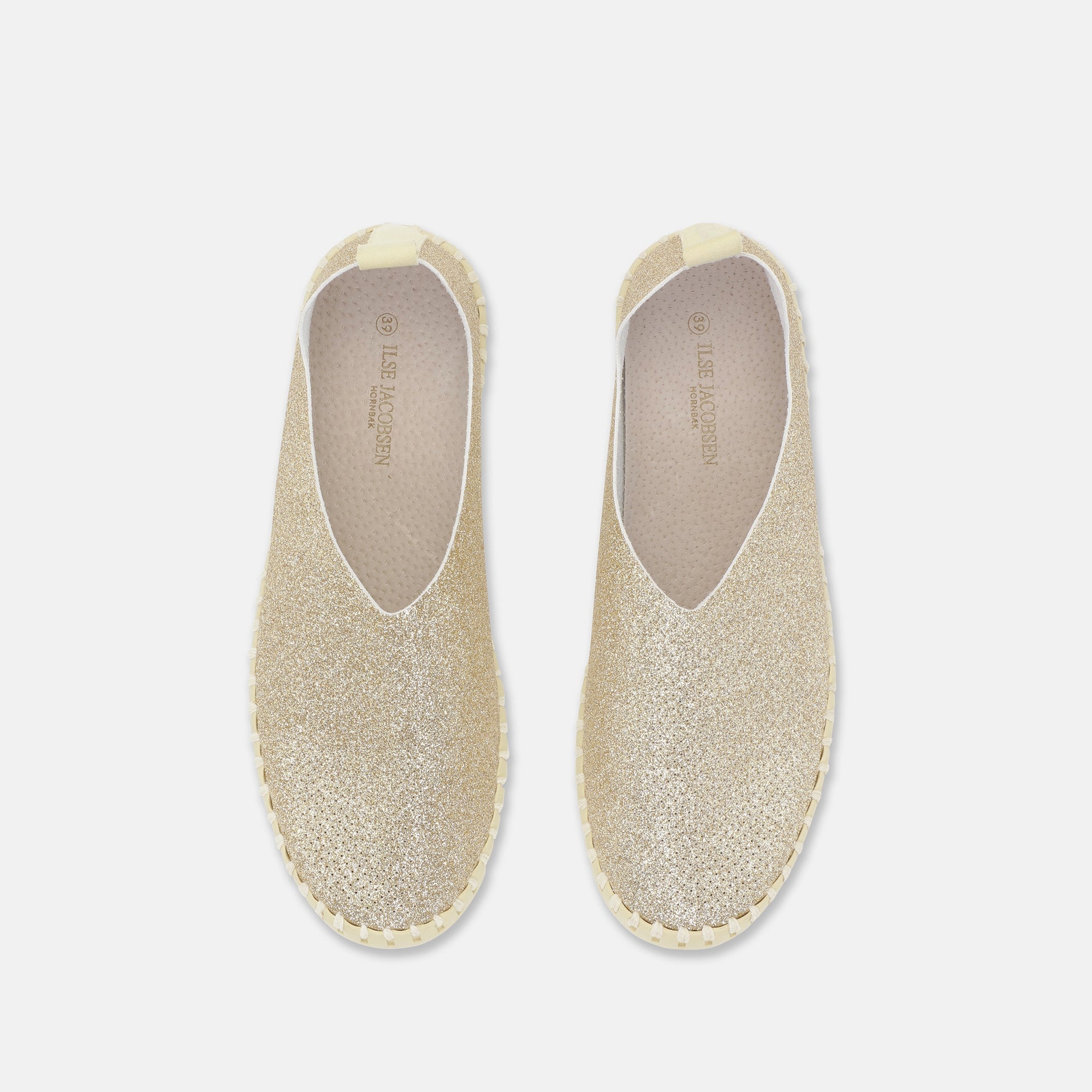 Instappers met glitter TULIP3272GB | Platin Platin | Shoes | Ilse Jacobsen
