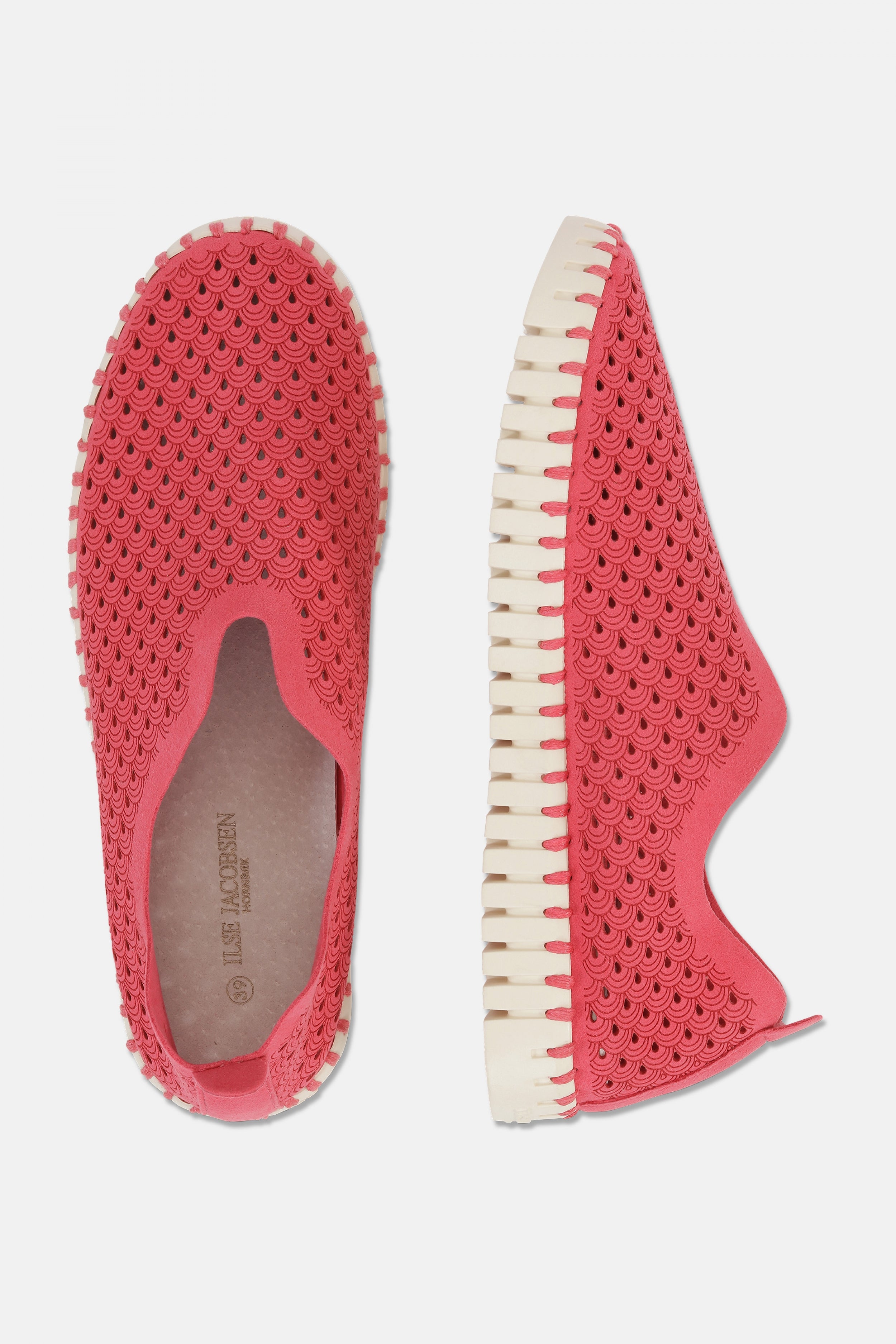 Instappers TULIP3275 beige zool | Viva Magenta | Shoes | Ilse Jacobsen