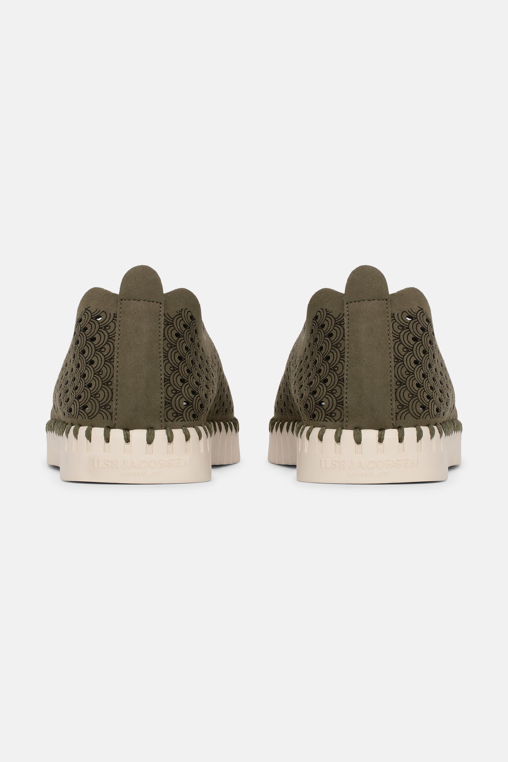 Instappers TULIP3275 beige zool | Deep Olive | Shoes | Ilse Jacobsen