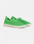 Instappers TULIP3275 beige zool - 495 Bright Green | Bright Green | Shoes | Ilse Jacobsen