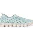 Instappers TULIP3275 beige zool - 637 White Blue | White Blue | Shoes | Ilse Jacobsen