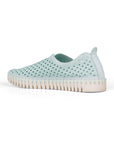 Instappers TULIP3275 beige zool - 637 White Blue | White Blue | Shoes | Ilse Jacobsen