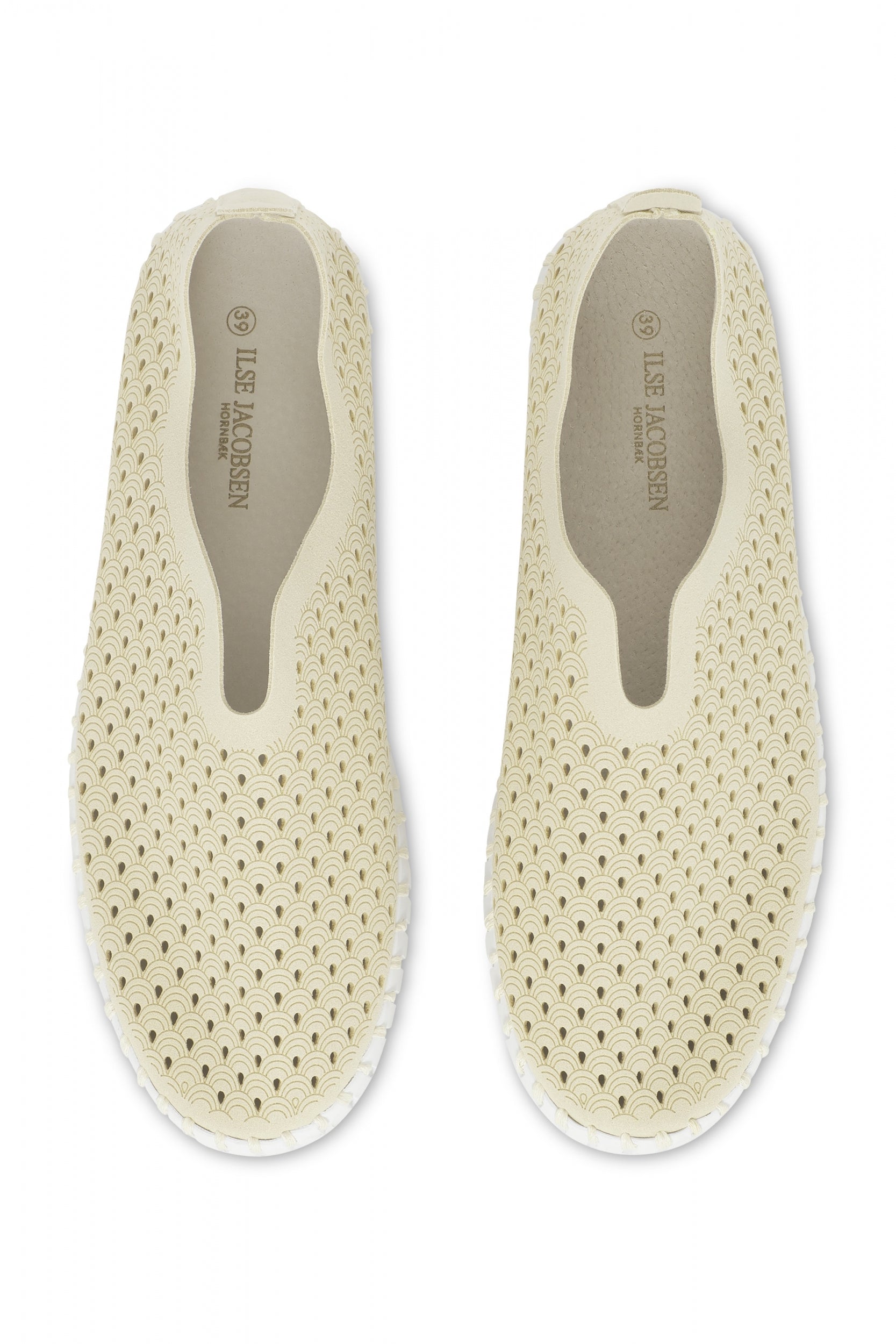 Instappers Platform TULIP3373W witte zool | Milk Creme | Shoes | Ilse Jacobsen