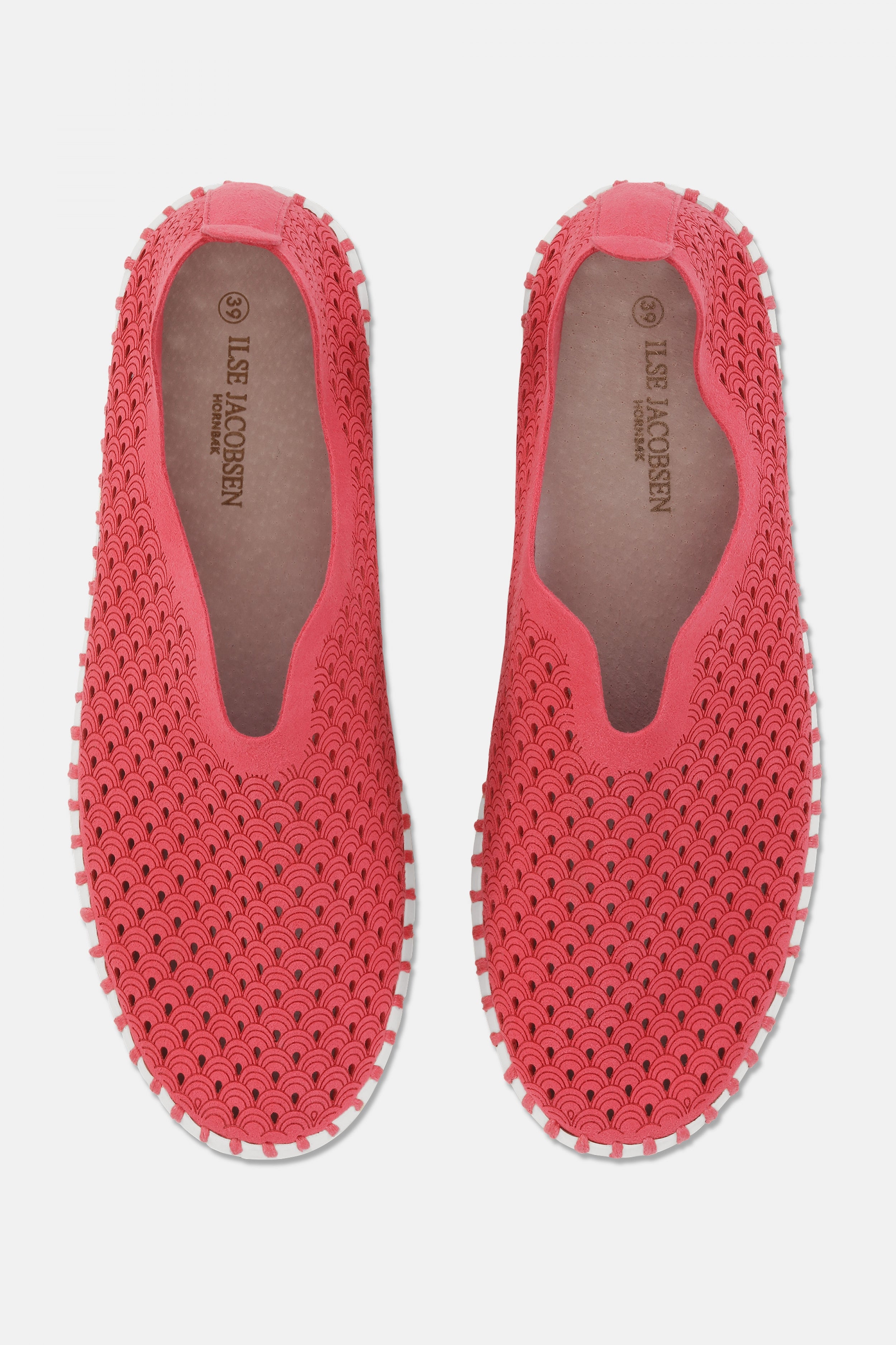 Instappers Platform TULIP3373W witte zool | Viva Magenta | Shoes | Ilse Jacobsen